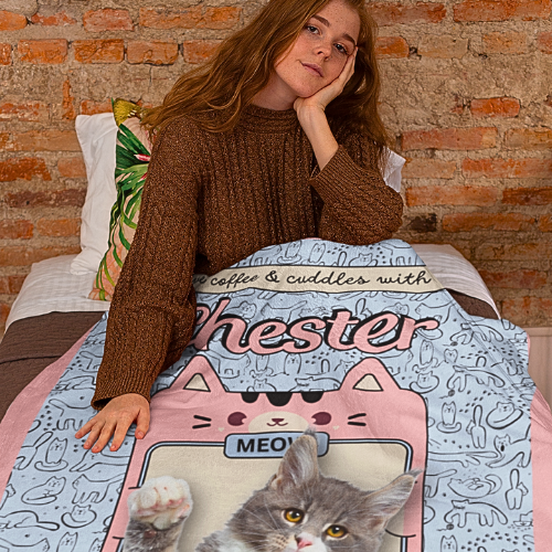 FRISKY WHISKERS Blanket